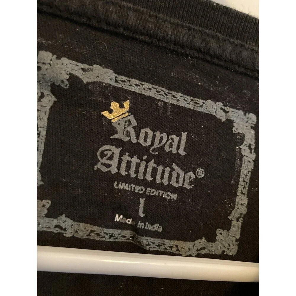 Royal Attitude Limited Undefeated Shirt Youth Med Black Dragon Streetwear Skater